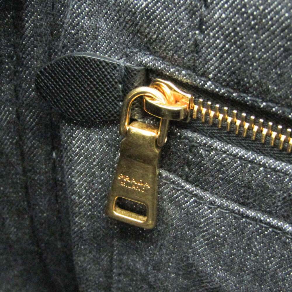 PRADA Black Canvas Shoulder Bag - Picture 13 of 16